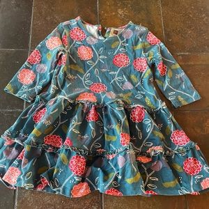 Tea Collection cotton floral dress size 4T